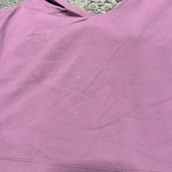 Lululemon Sports Bra Align Tank Crop Top Womens 14 Yoga Athletic Pink - Picture 2 of 6